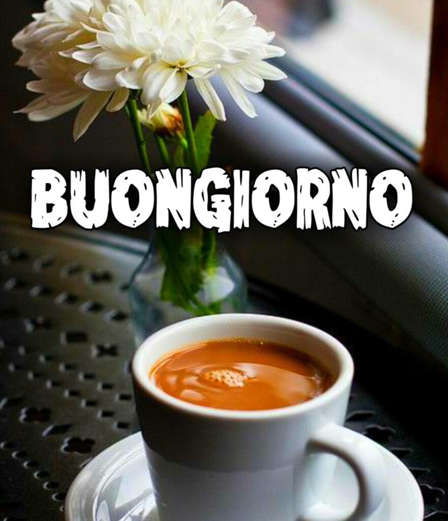 Stickers Buongiorno Con Caffè