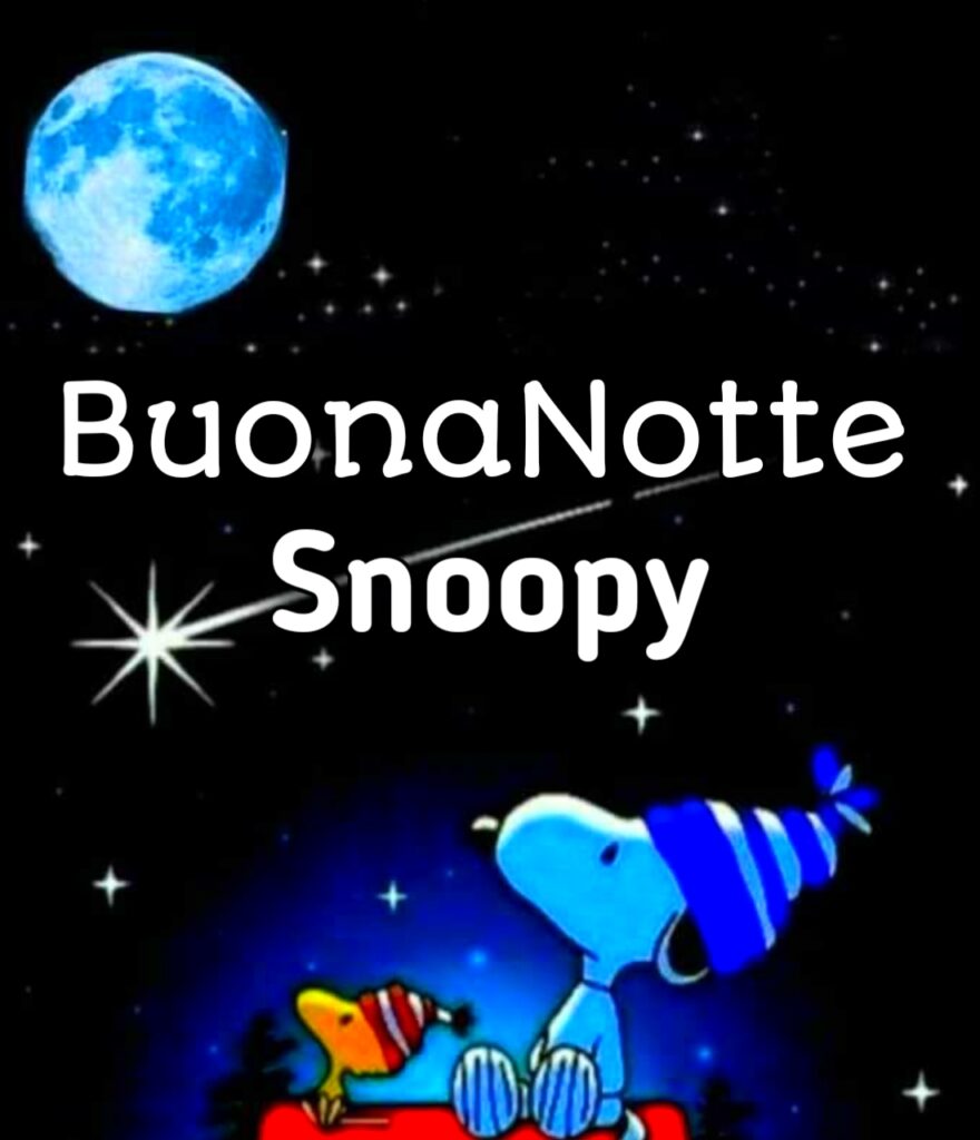 Buonanotte Allegra Snoopy