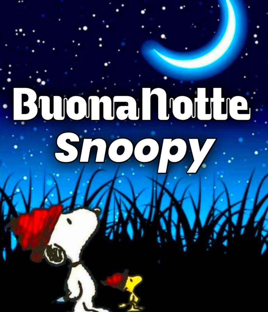 Buonanotte Con Snoopy Nuove Immagini