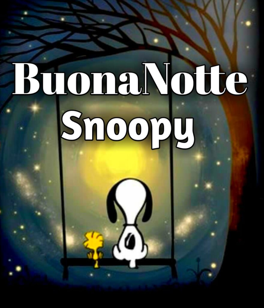 Buonanotte Snoopy Divertente