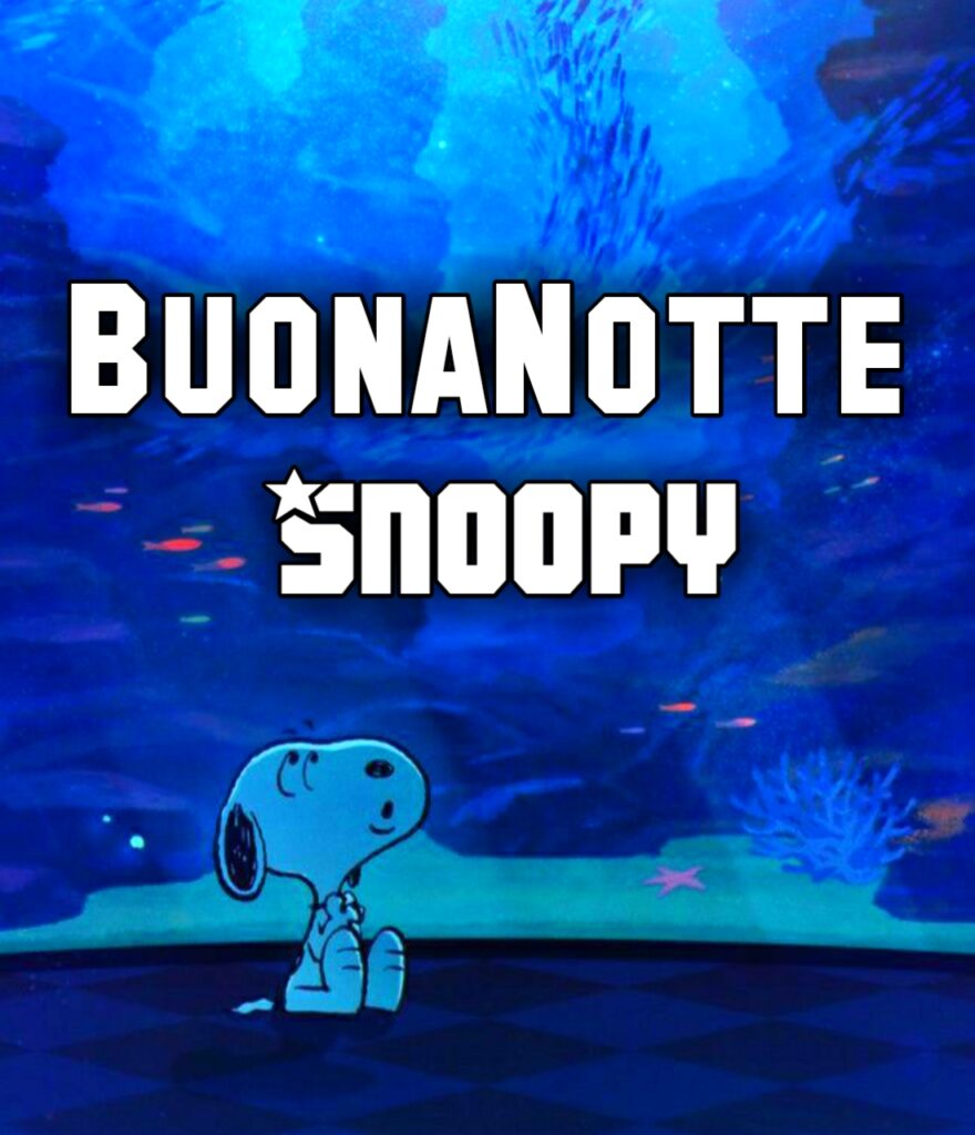 Buonanotte Snoopy Gif