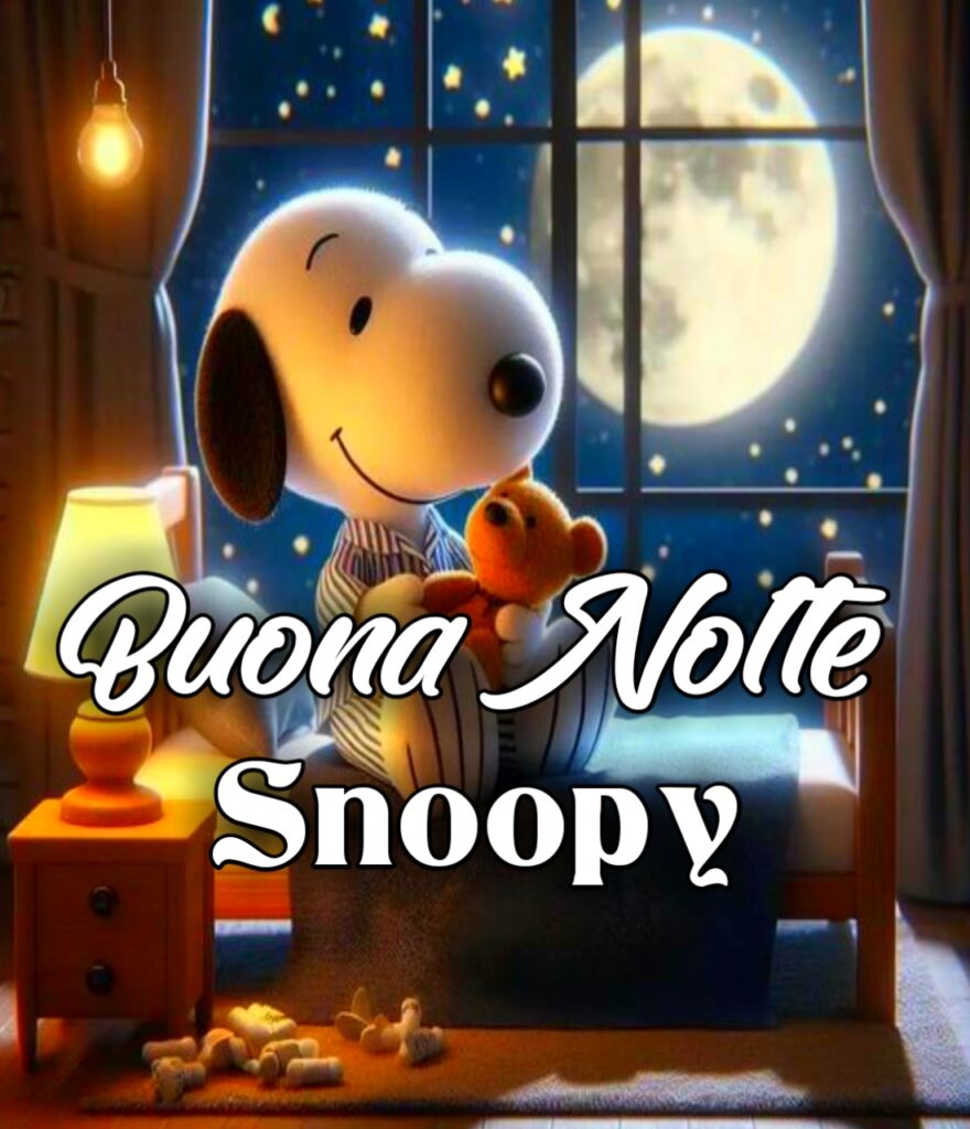 Buonanotte Snoopy Gratis