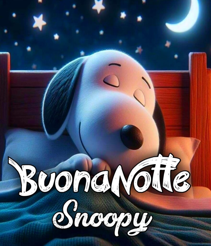 Buonanotte Snoopy Immagini