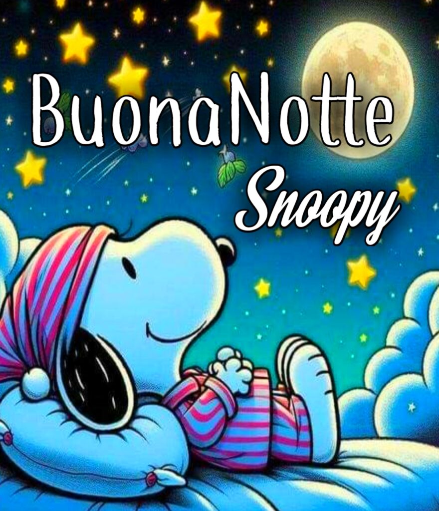 Buonanotte Snoopy Nuovissimi