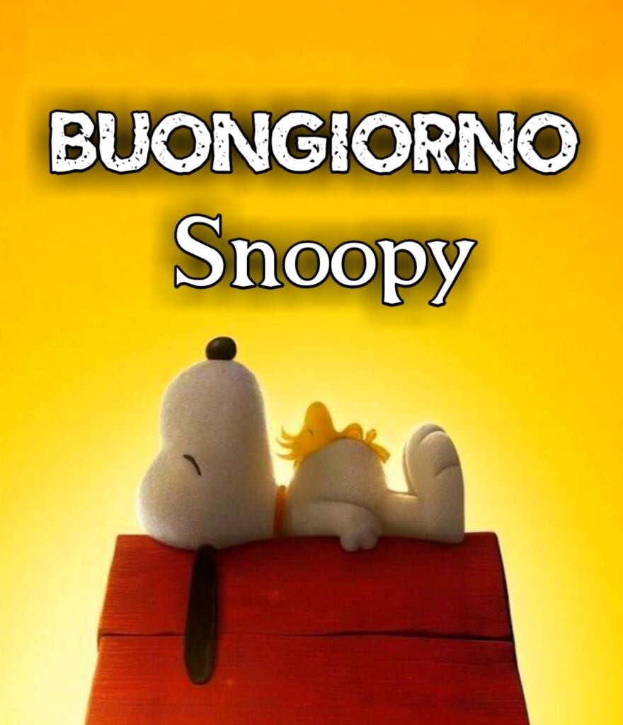Buongiorno Con Snoopy E Mafalda