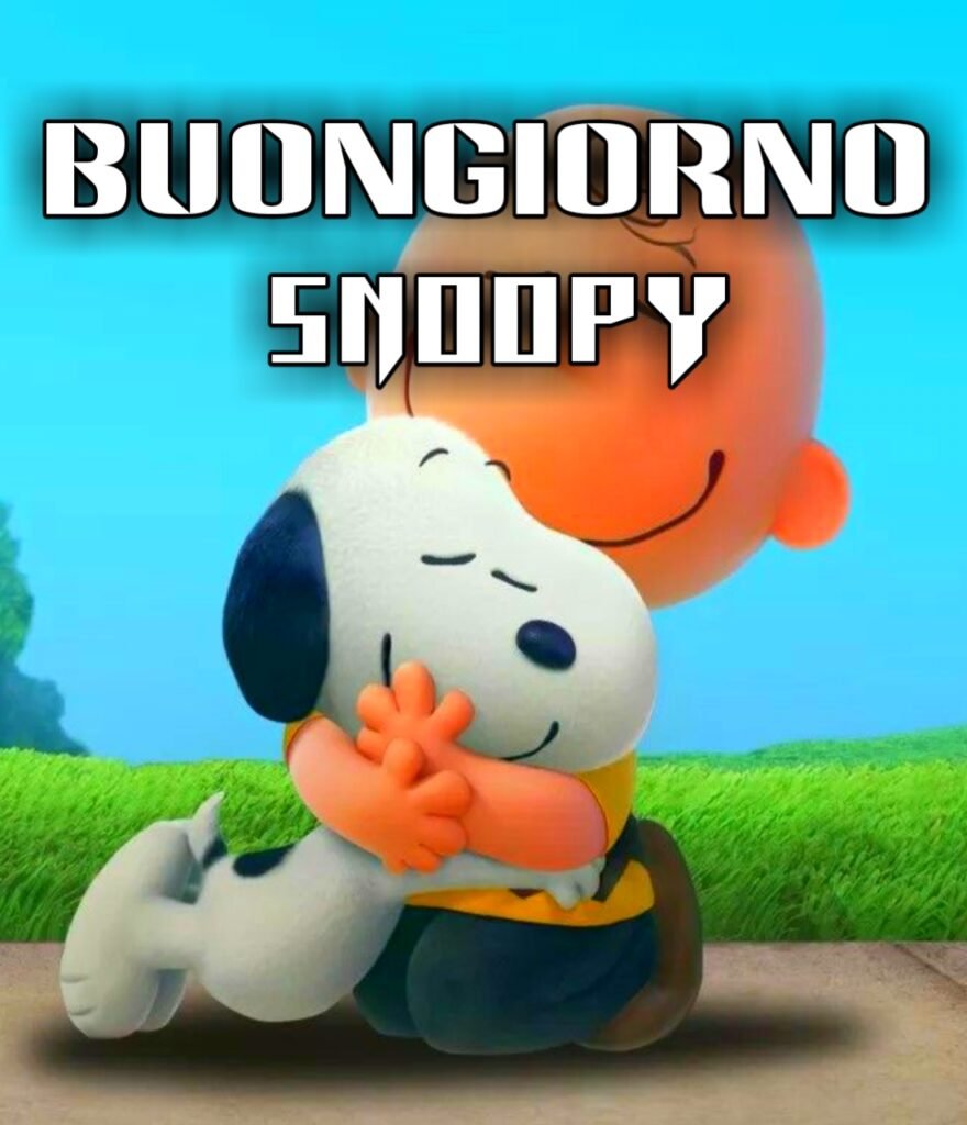 Buongiorno Divertente Snoopy