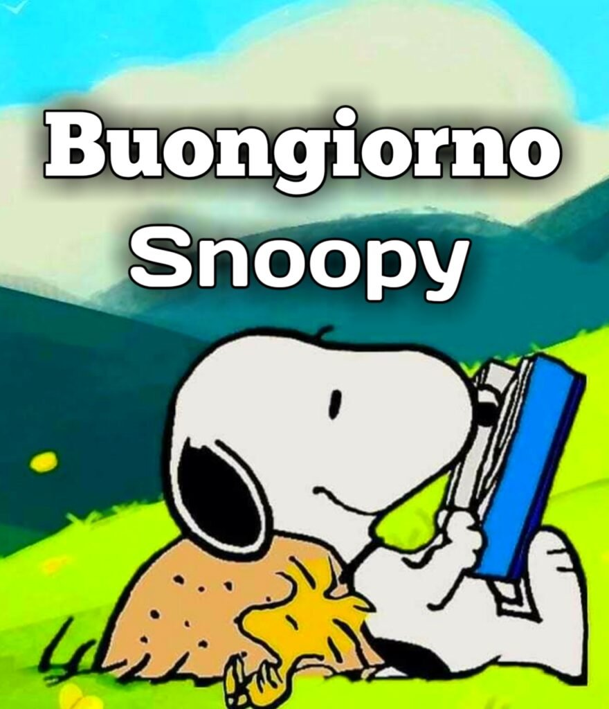Buongiorno Snoopy Domenica