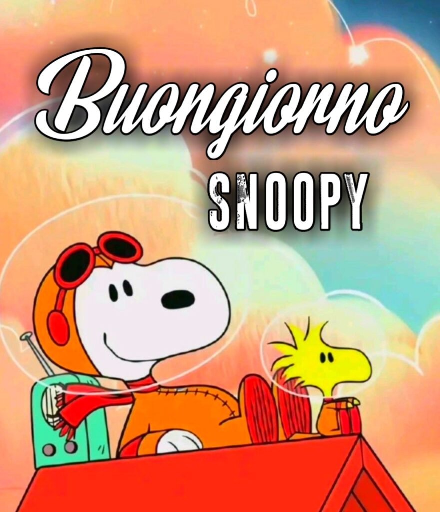 Buongiorno Snoopy Mercoledì