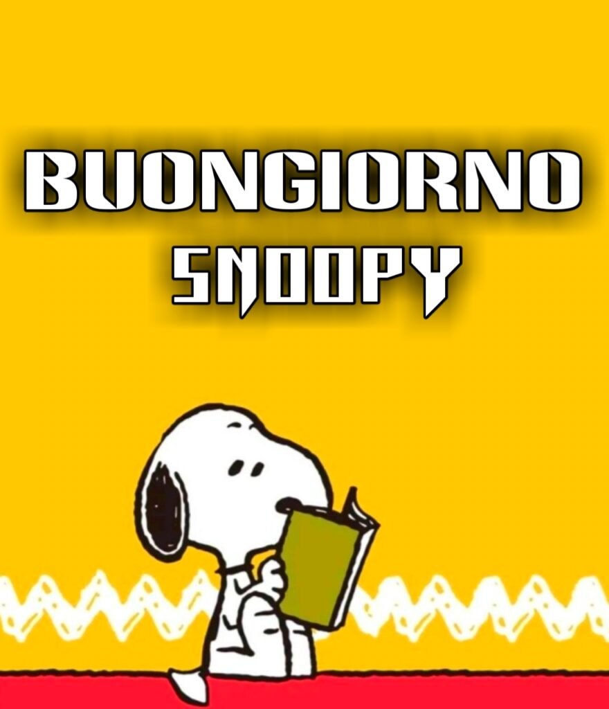 Buongiorno Snoopy Nuove