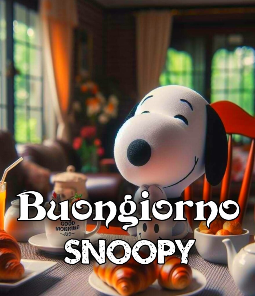Buongiorno Snoopy Nuovissimi