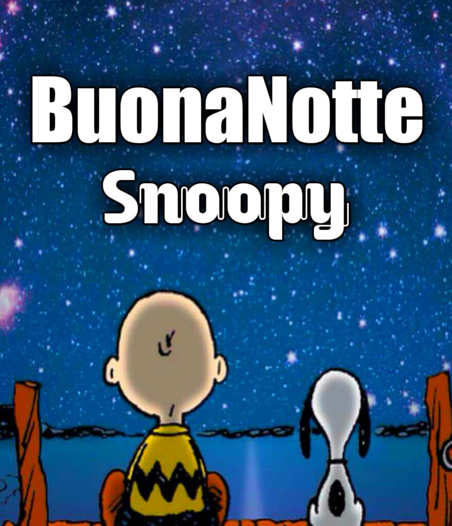 Dolce Buonanotte Snoopy