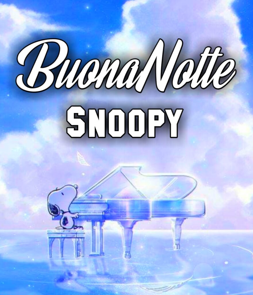 Immagini Buonanotte Snoopy