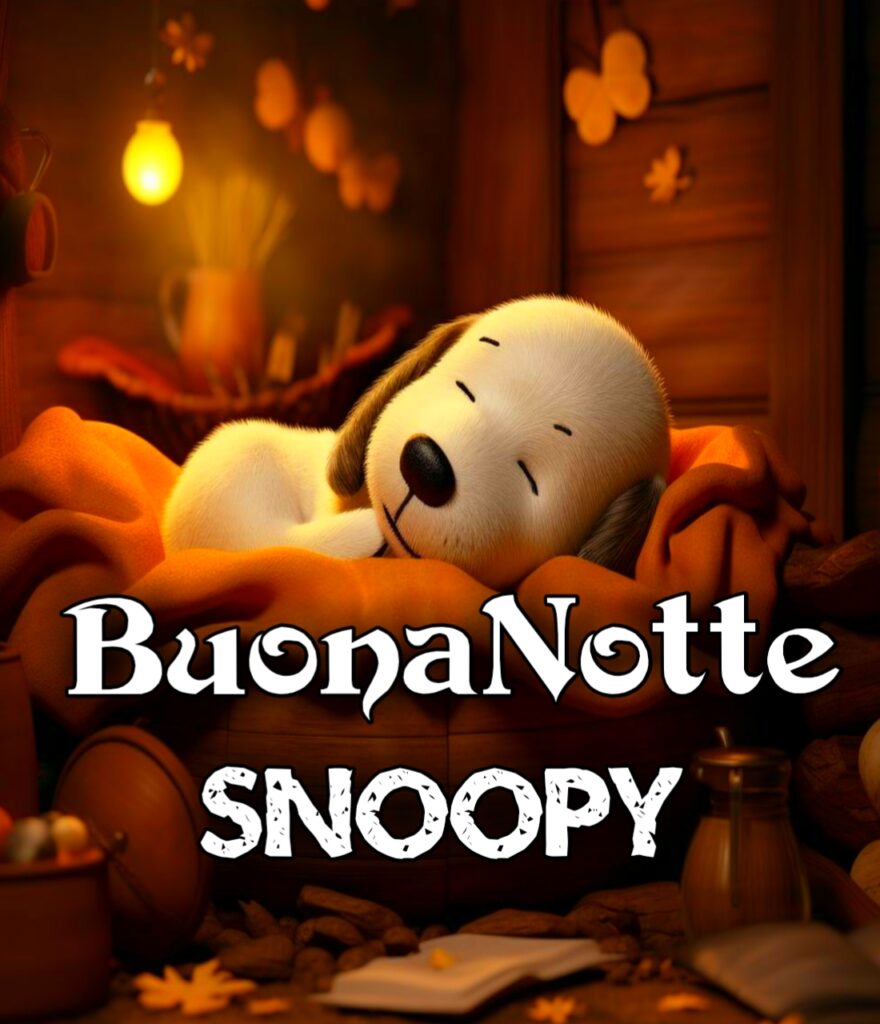 Mafalda Buonanotte Snoopy