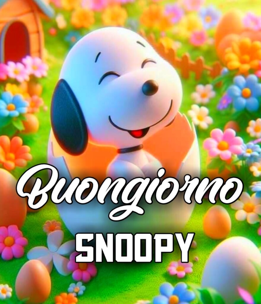 Simpatico Buongiorno Snoopy