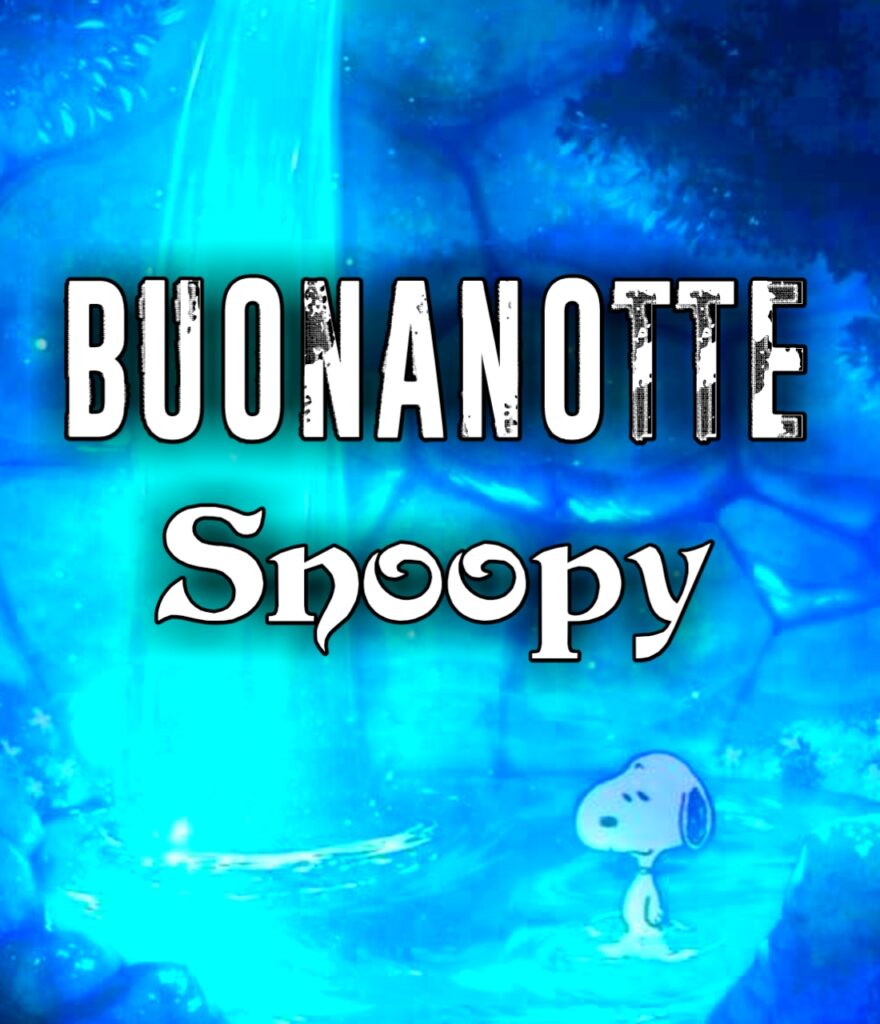 Snoopy Buonanotte Divertente