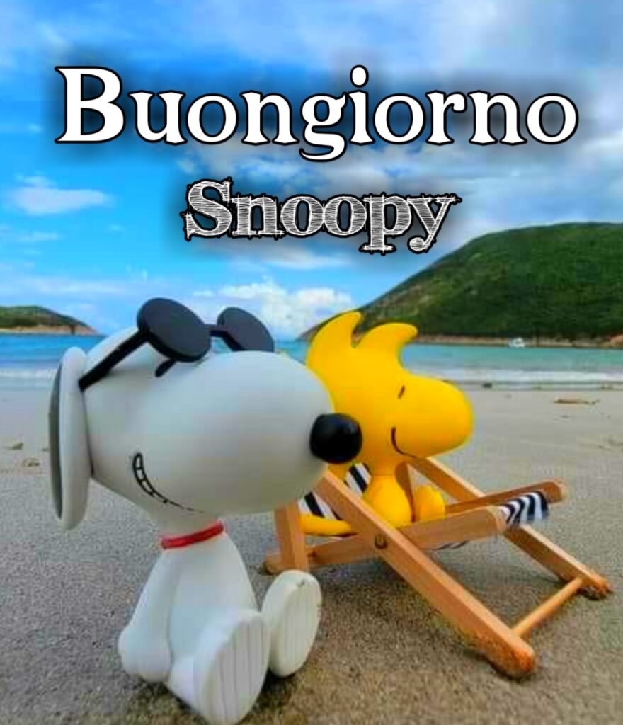 Snoopy Buongiorno Mafalda