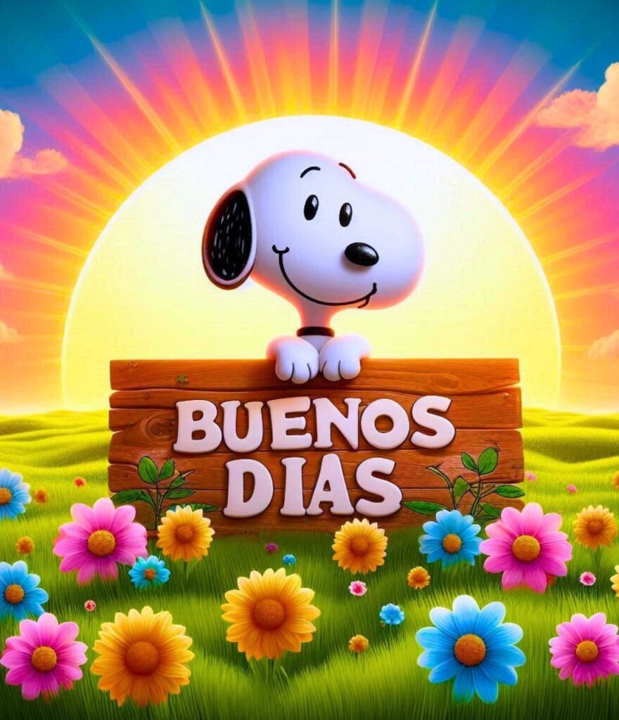 Buenos Dias Feliz Martes Snoopy