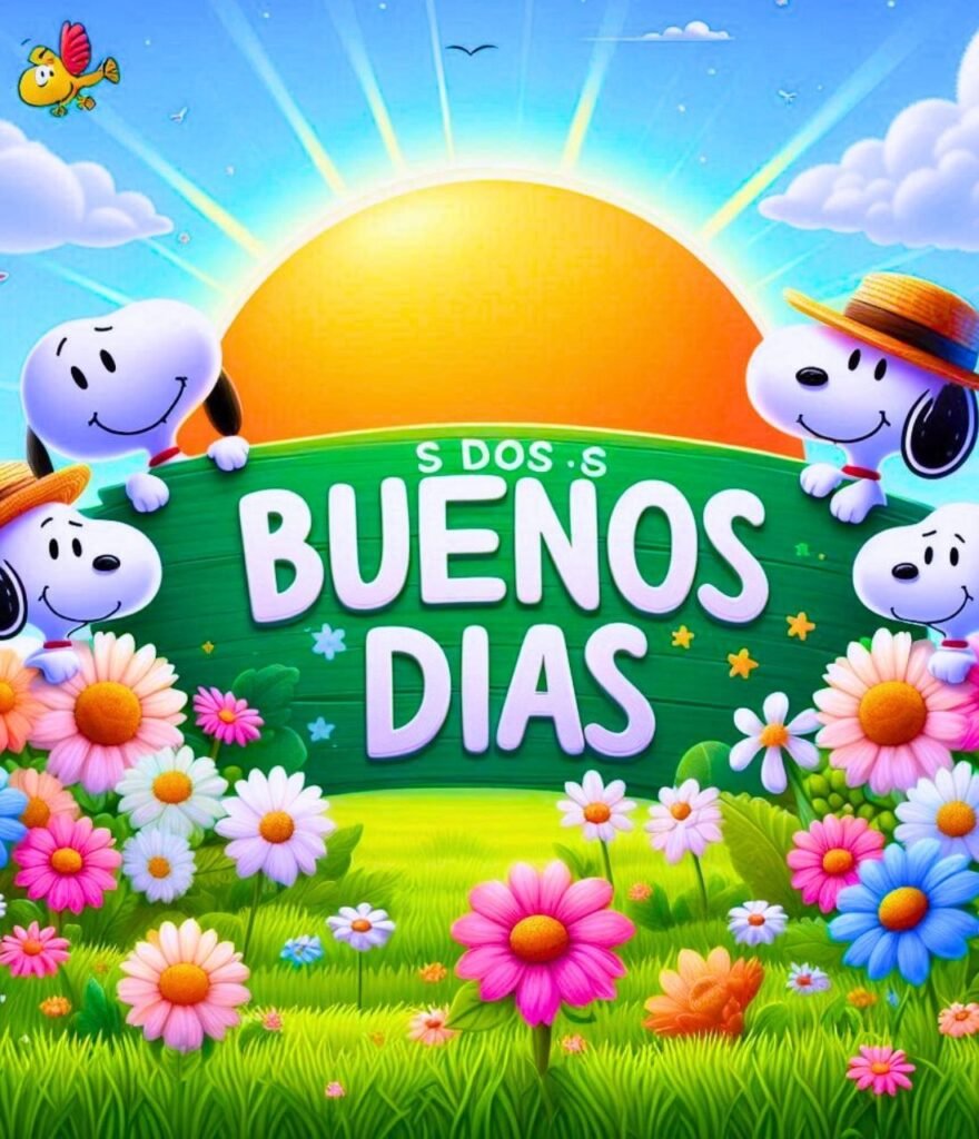 Buenos Dias Feliz Miercoles Snoopy