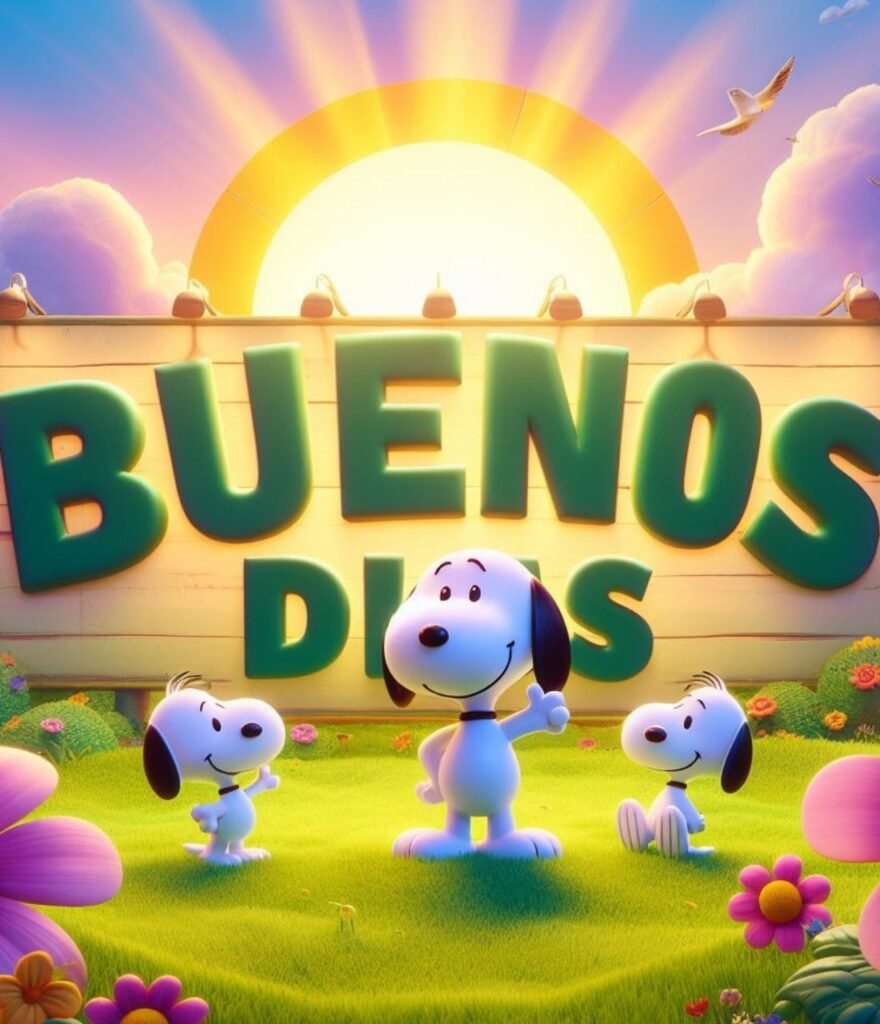 Buenos Dias Miercoles Snoopy 2024