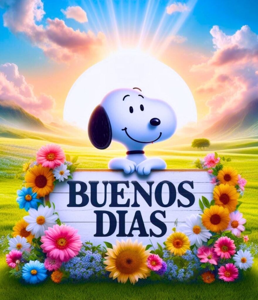 Buenos Dias Snoopy Lunes