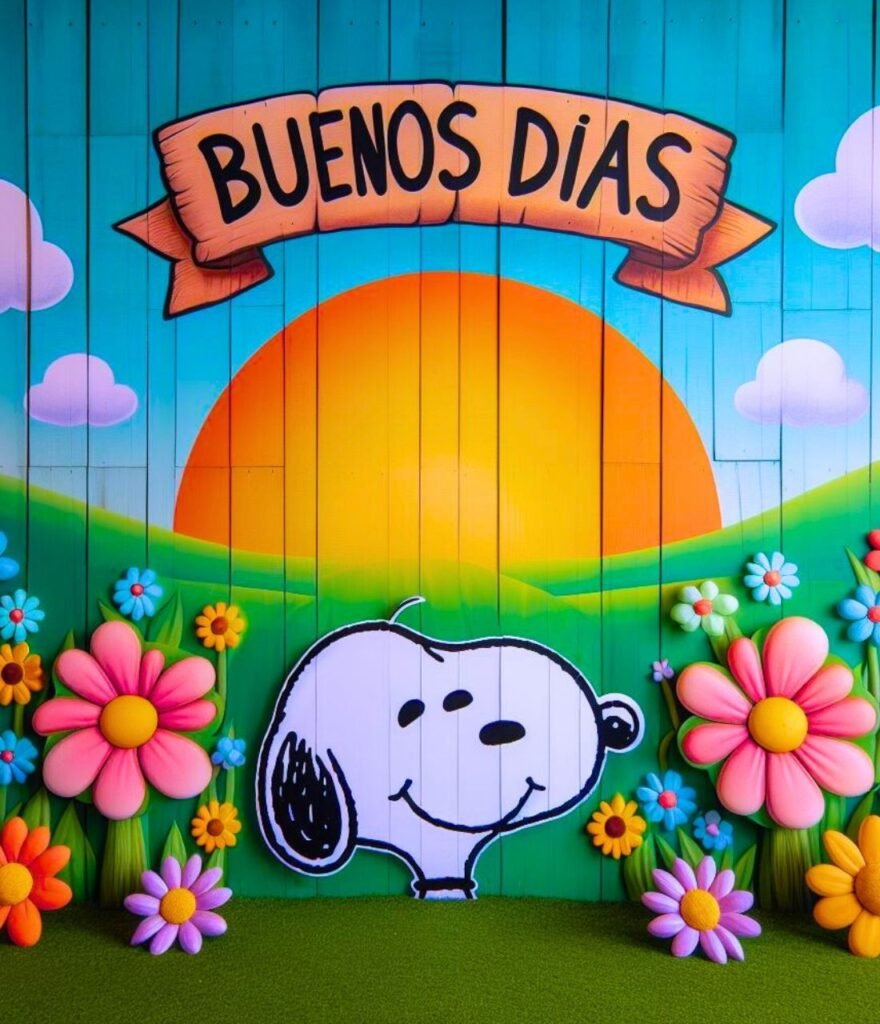Buenos Dias Snoopy Pinterest
