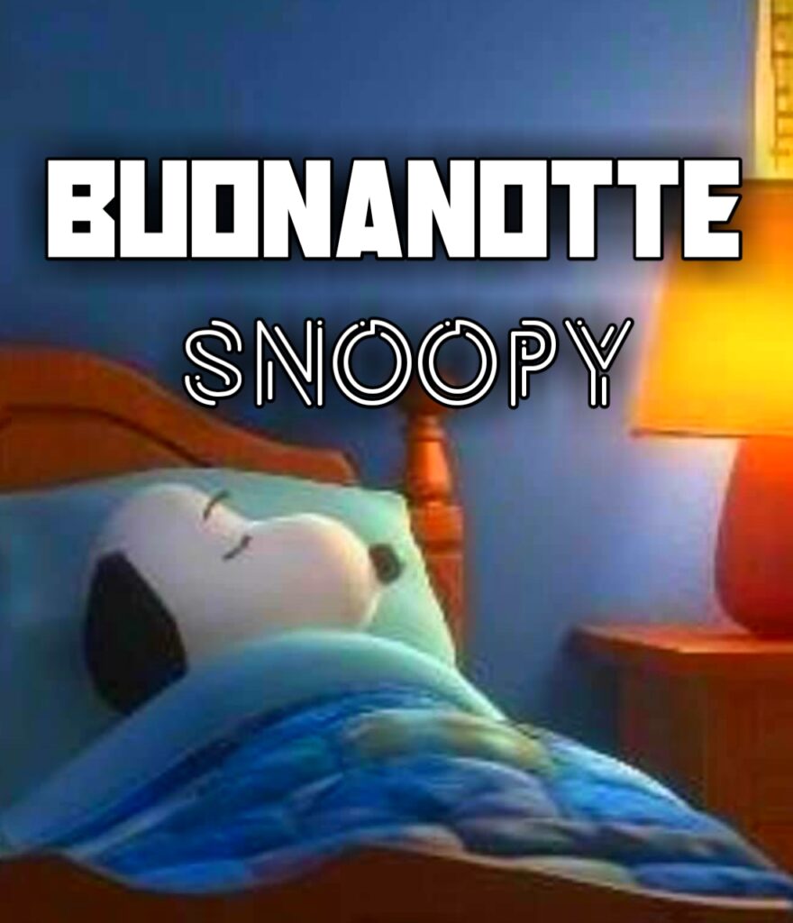 Buonanotte Estiva Snoopy