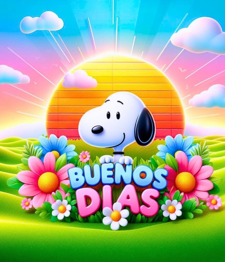 Domingo Buenos Dias Snoopy