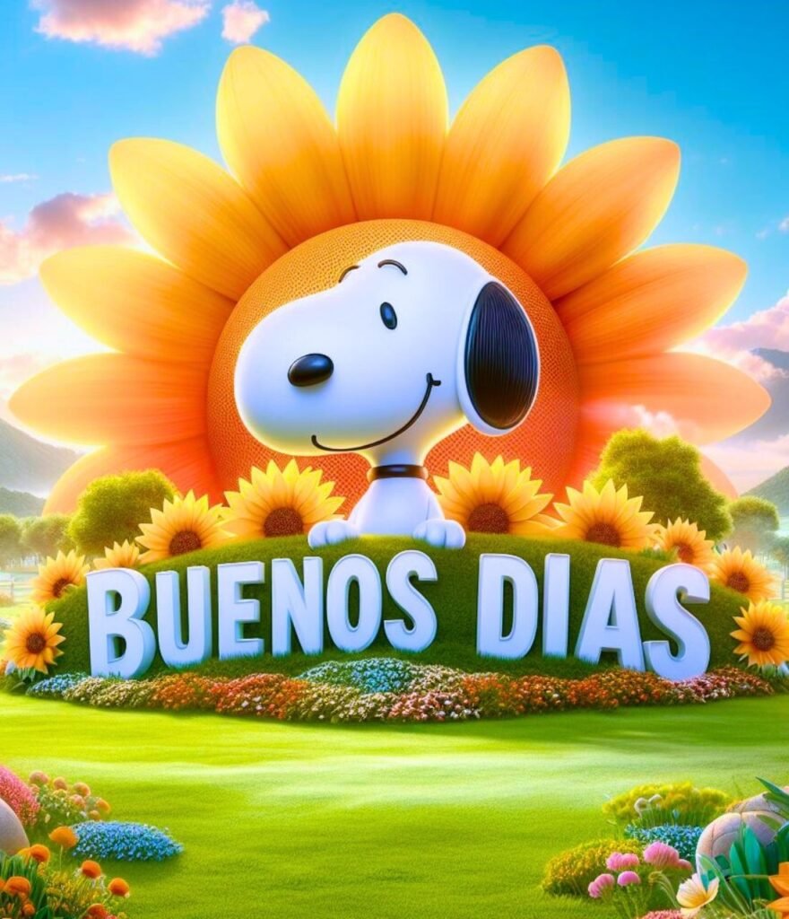 Frases Buenos Dias Snoopy