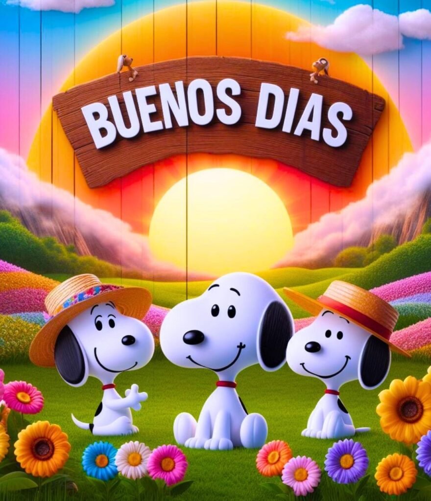 Imagenes De Buenos Dias Con Snoopy