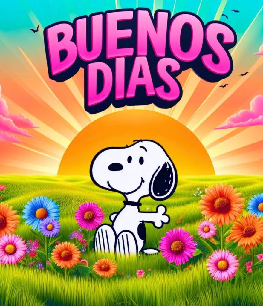 Imagenes De Buenos Dias De Snoopy