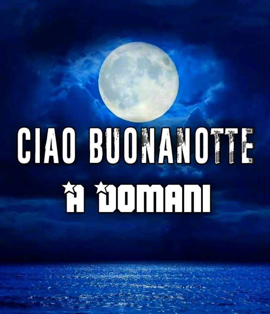 Notte A Tutti A Domani