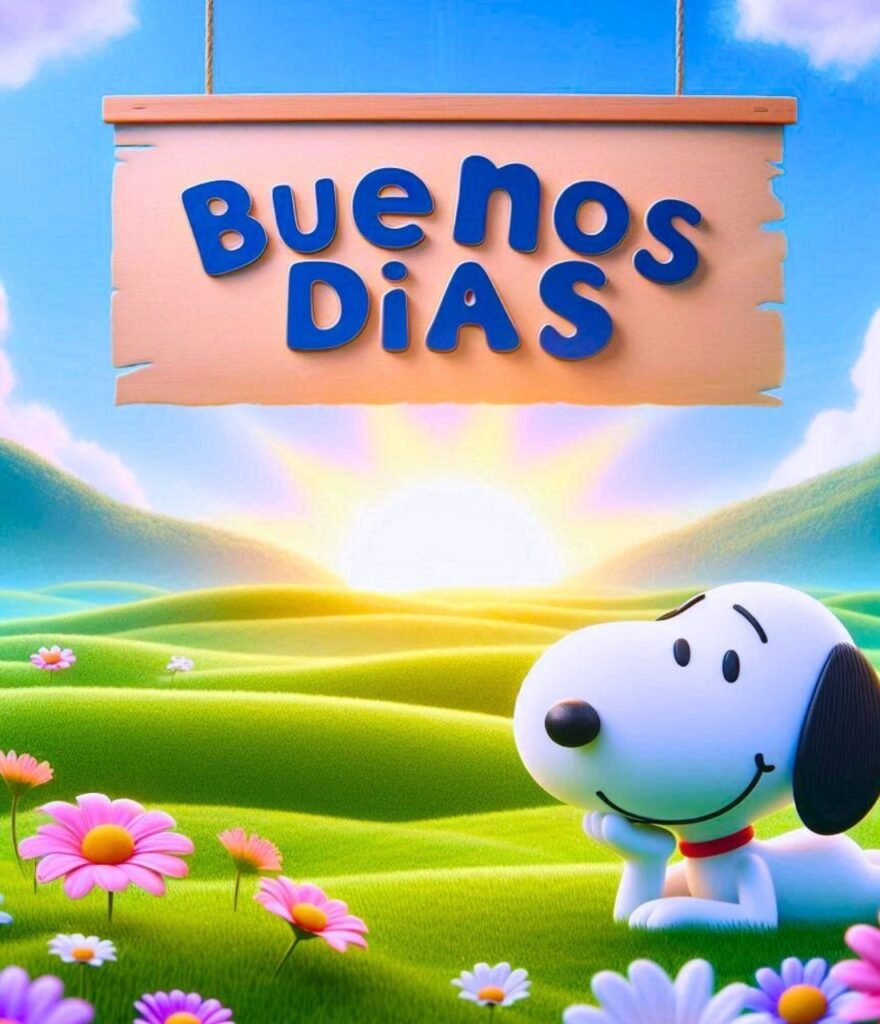 Sabado Buenos Dias Snoopy