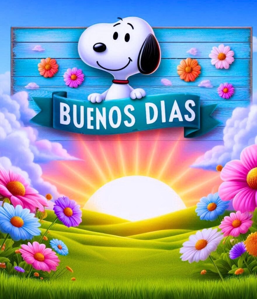 Snoopy Buenos Dias